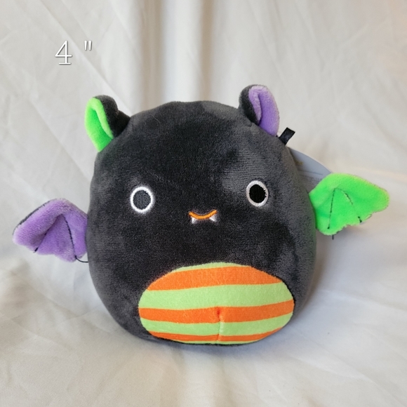 Squishmallows Toys Nwt 4 Fariq The Bat Halloween Squishmallow